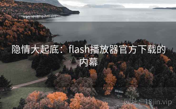 隐情大起底：flash播放器官方下载的内幕